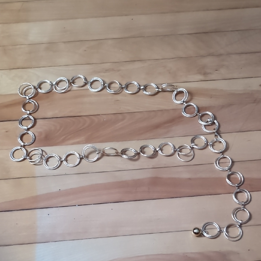Source Unknown Gold Circle Belt